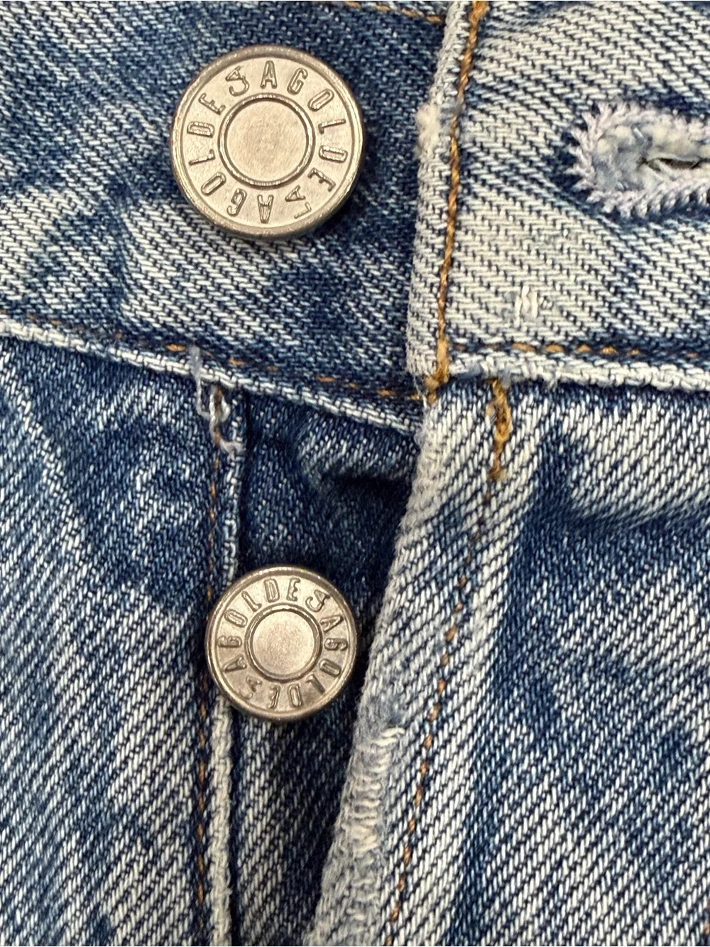 AGOLDE Parker Long Shorts 23 100% Organic Cotton Denim Cutoff Frayed Wheel $138